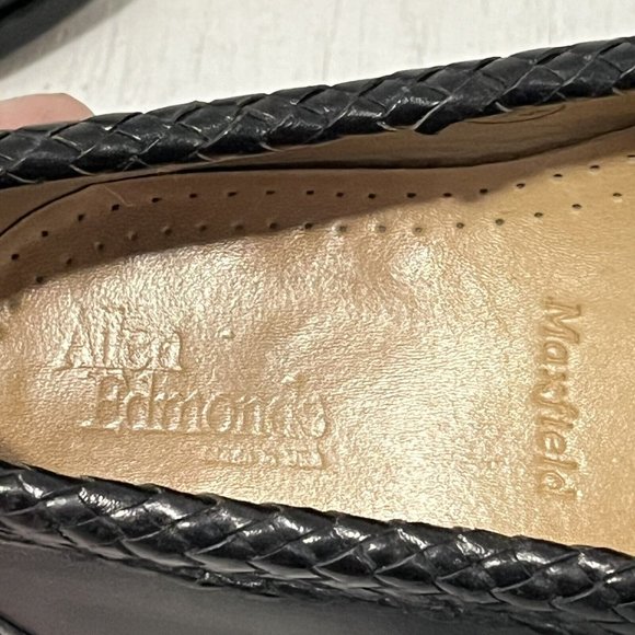 Allen Edmonds Mens Maxfield Tassel Braided Loafers Shoes Size 10D Black Leather main image 12